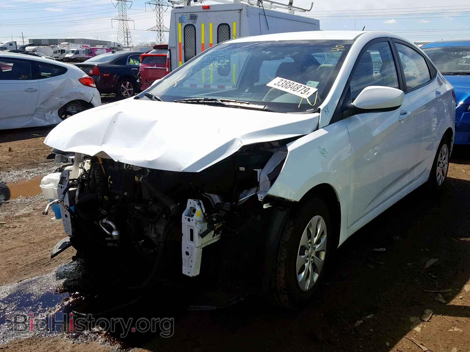 2016 HYUNDAI ACCENT - VIN: KMHCT4AE2GU114506 - Фото 2