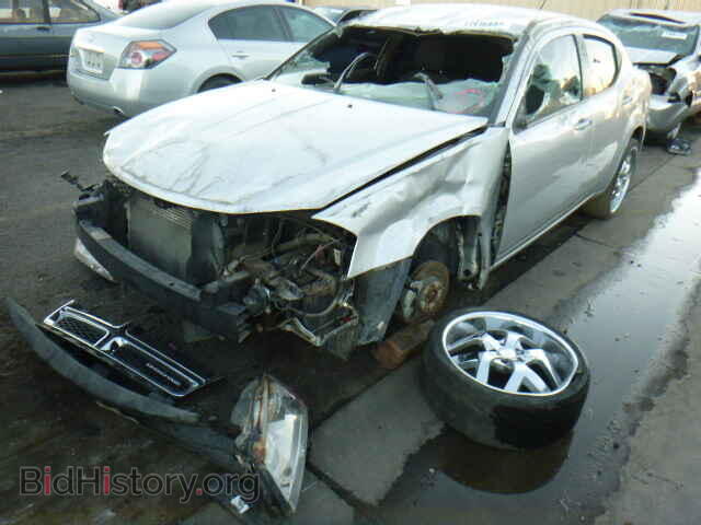 2011 DODGE AVENGER - VIN: 1B3BD4FB2BN624953 - Фото 2