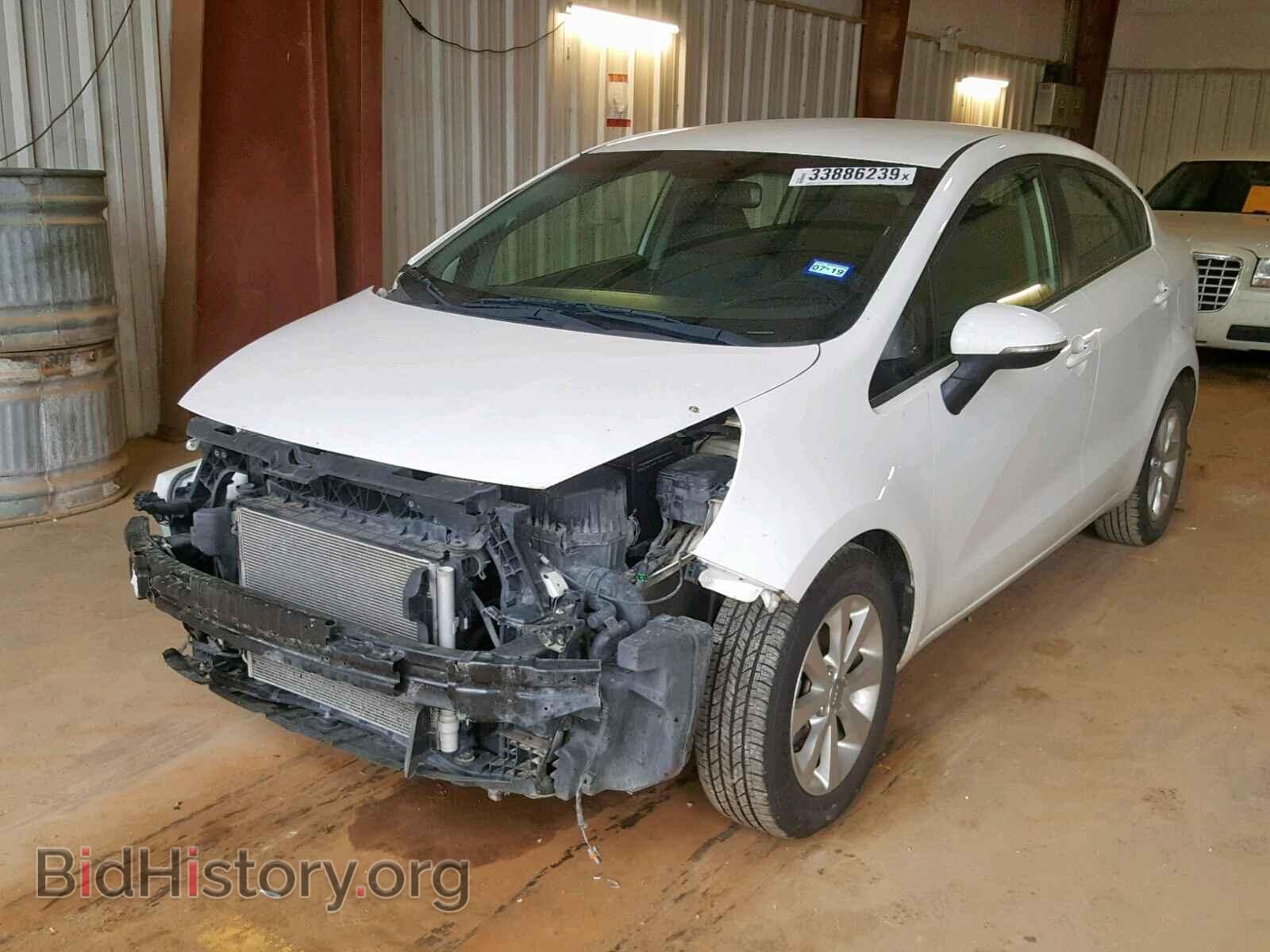 2013 KIA RIO - VIN: KNADN4A33D6147562 - Фото 2