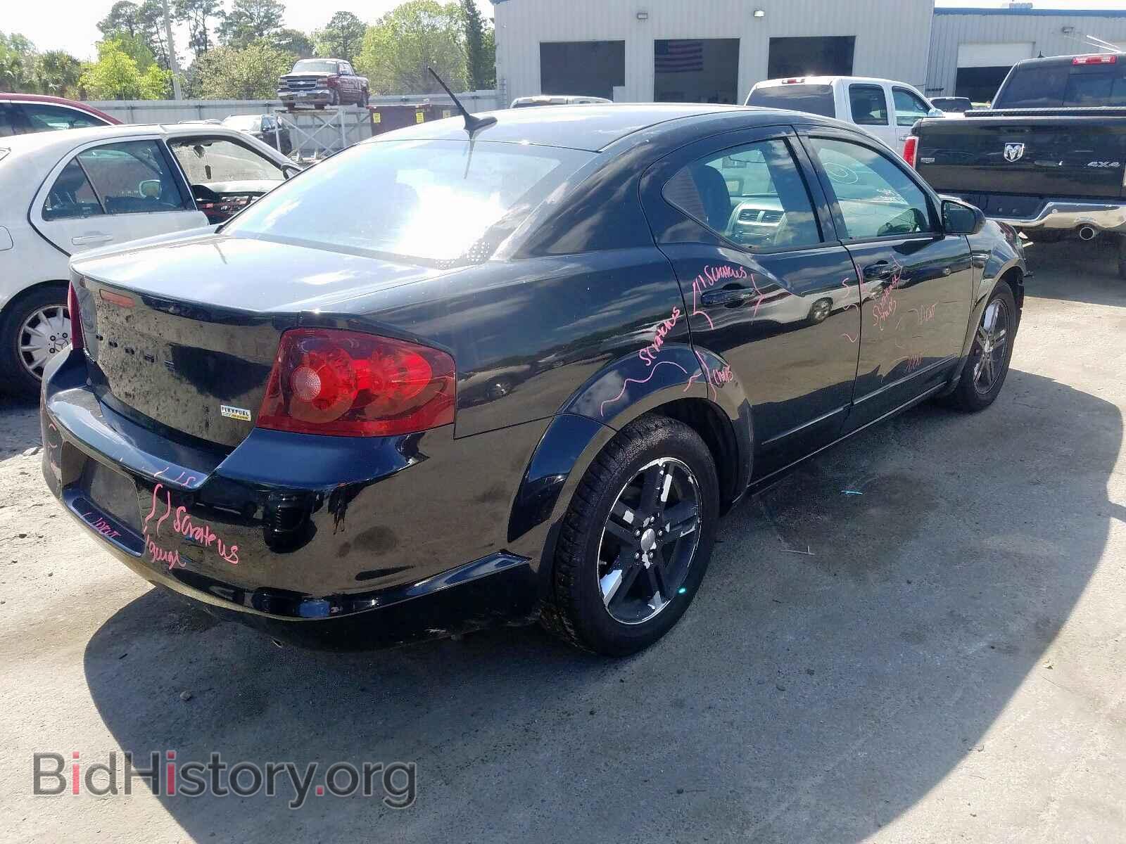 2013 DODGE AVENGER - VIN: 1C3CDZCG7DN663819 - Фото 4