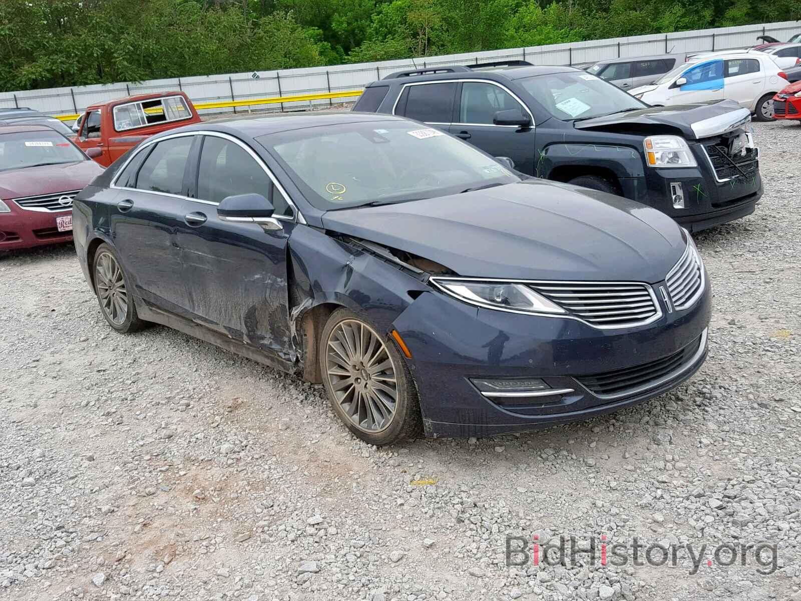 Report 3LN6L2LU7ER813110 LINCOLN MKZ HYBRID 2014 BLUE HYBRID ENGINE ...