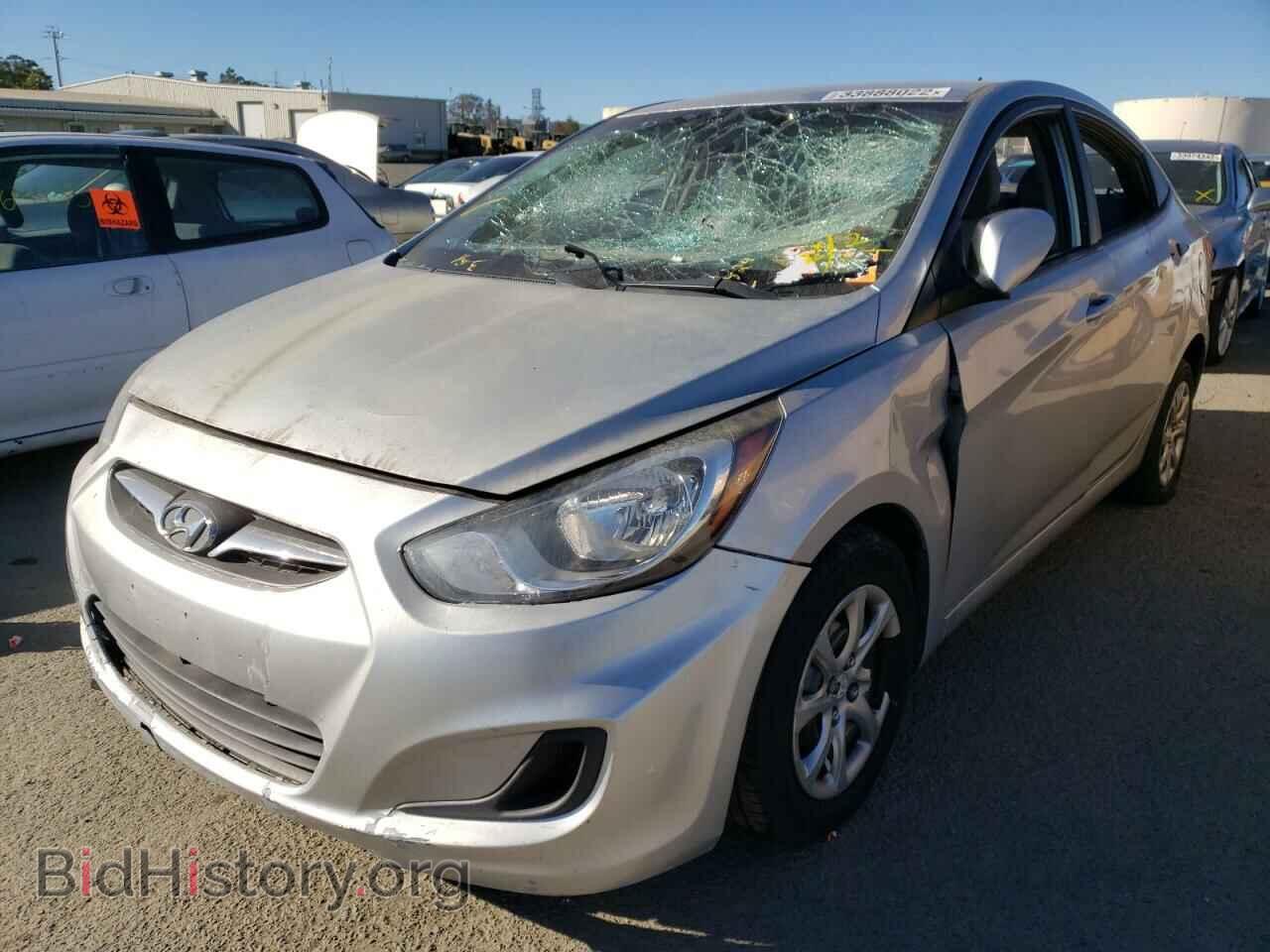 2013 HYUNDAI ACCENT - VIN: KMHCT4AE1DU439918 - Фото 2