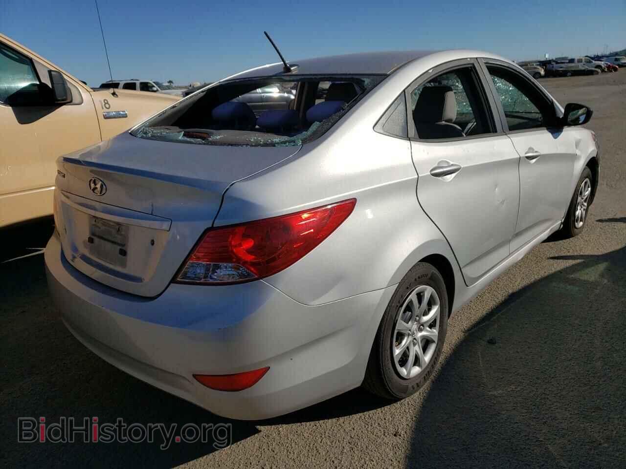 2013 HYUNDAI ACCENT - VIN: KMHCT4AE1DU439918 - Фото 4