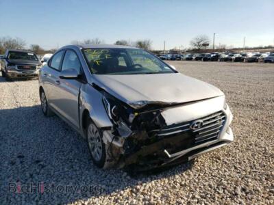 2019 Hyundai ACCENT Accent SE, silver — VIN 3KPC24A35KE046473, Copart