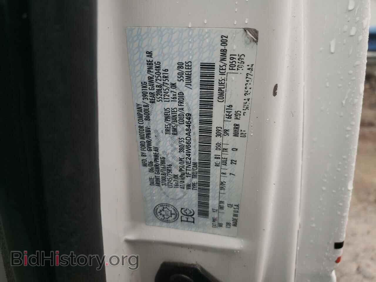 2006 FORD ECONOLINE - VIN: 1FTNE24W66DA84649 - Photo 10