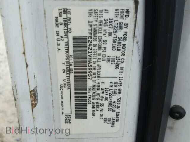 2005 FORD ECONOLINE - VIN: 1FTNE24L65HA89007 - Фото 10