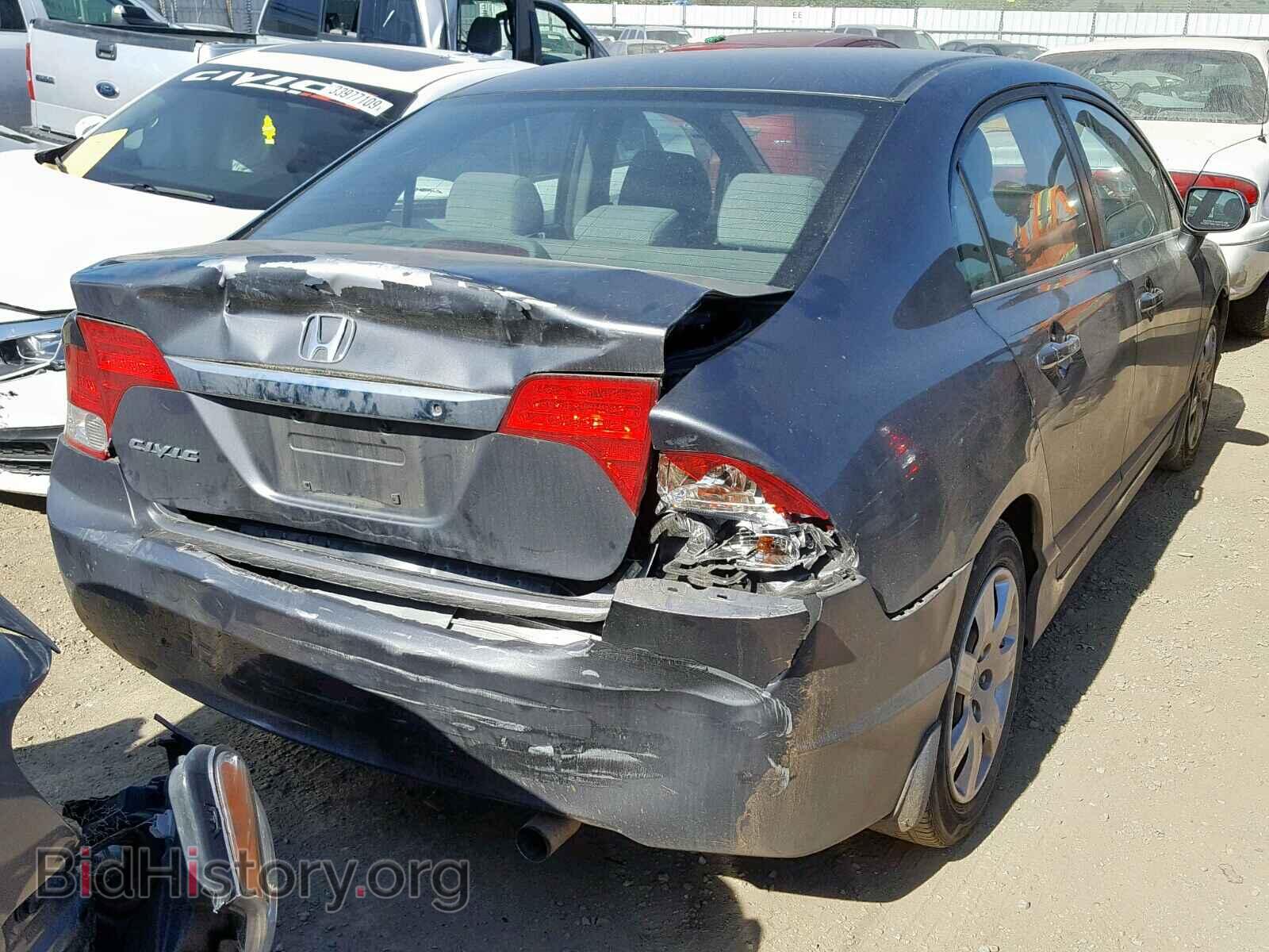 2009 HONDA CIVIC LX - VIN: 19XFA16579E047367 - Фото 4