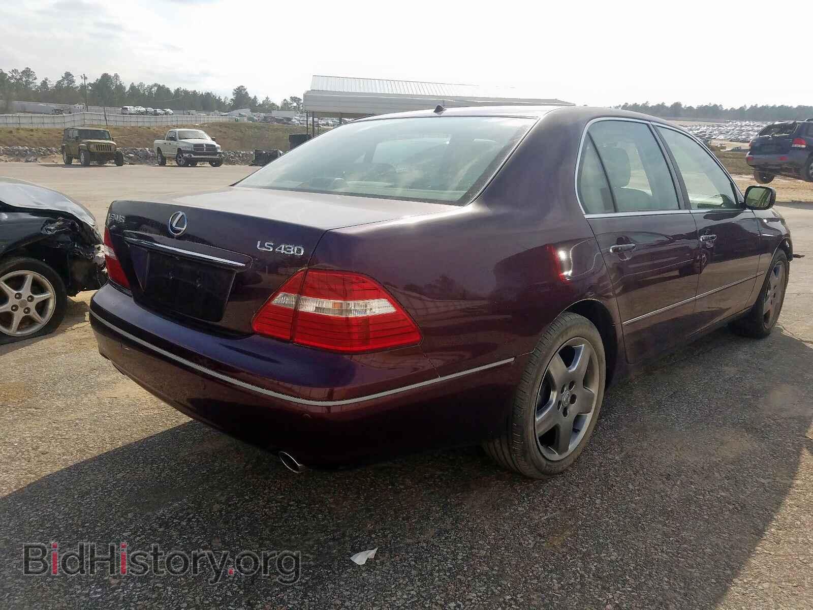 2006 LEXUS LS430 - VIN: JTHBN36F165043571 - Фото 4