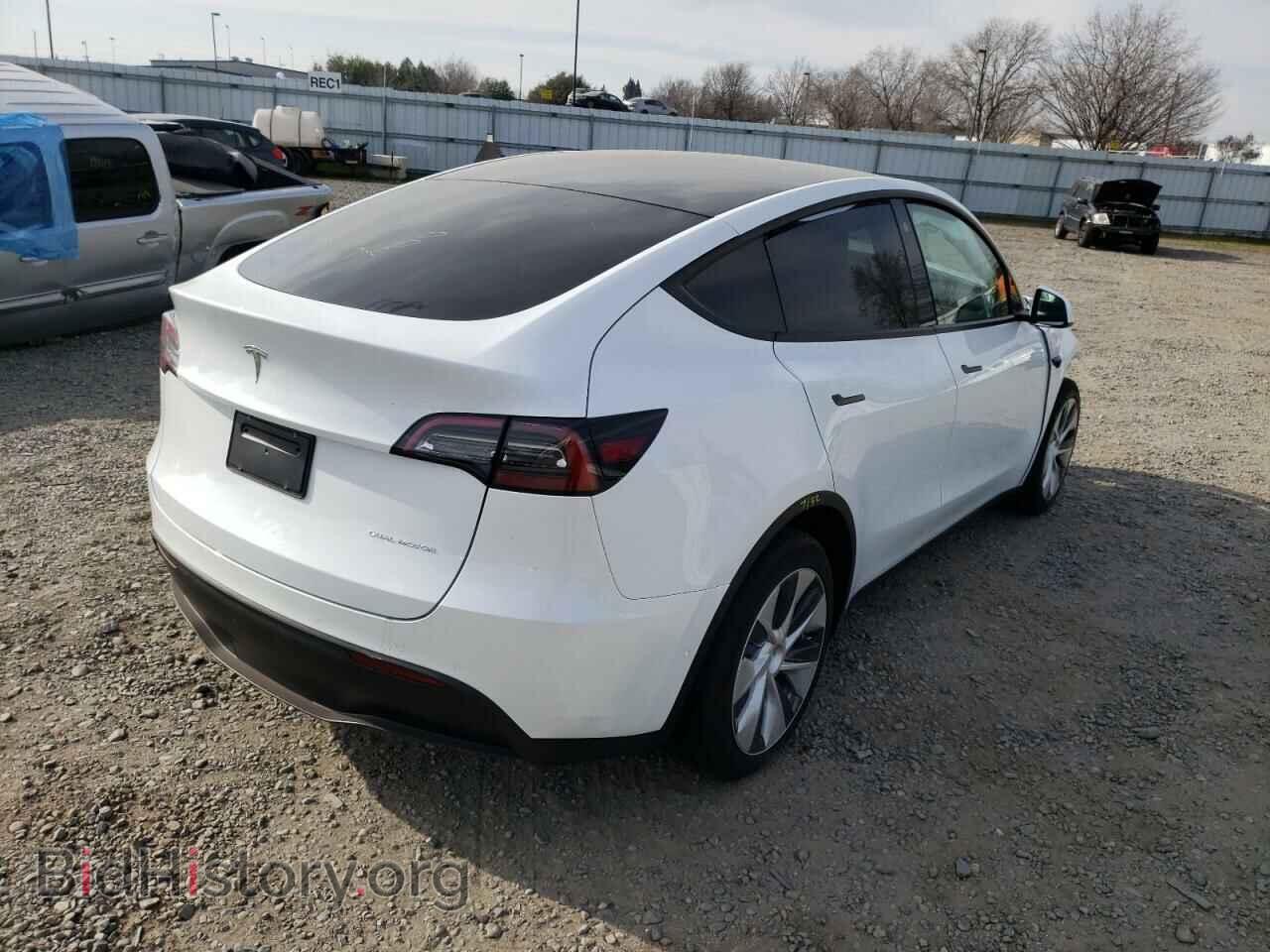 2021 TESLA MODEL Y - VIN: 5YJYGDEE2MF191857 - Фото 4