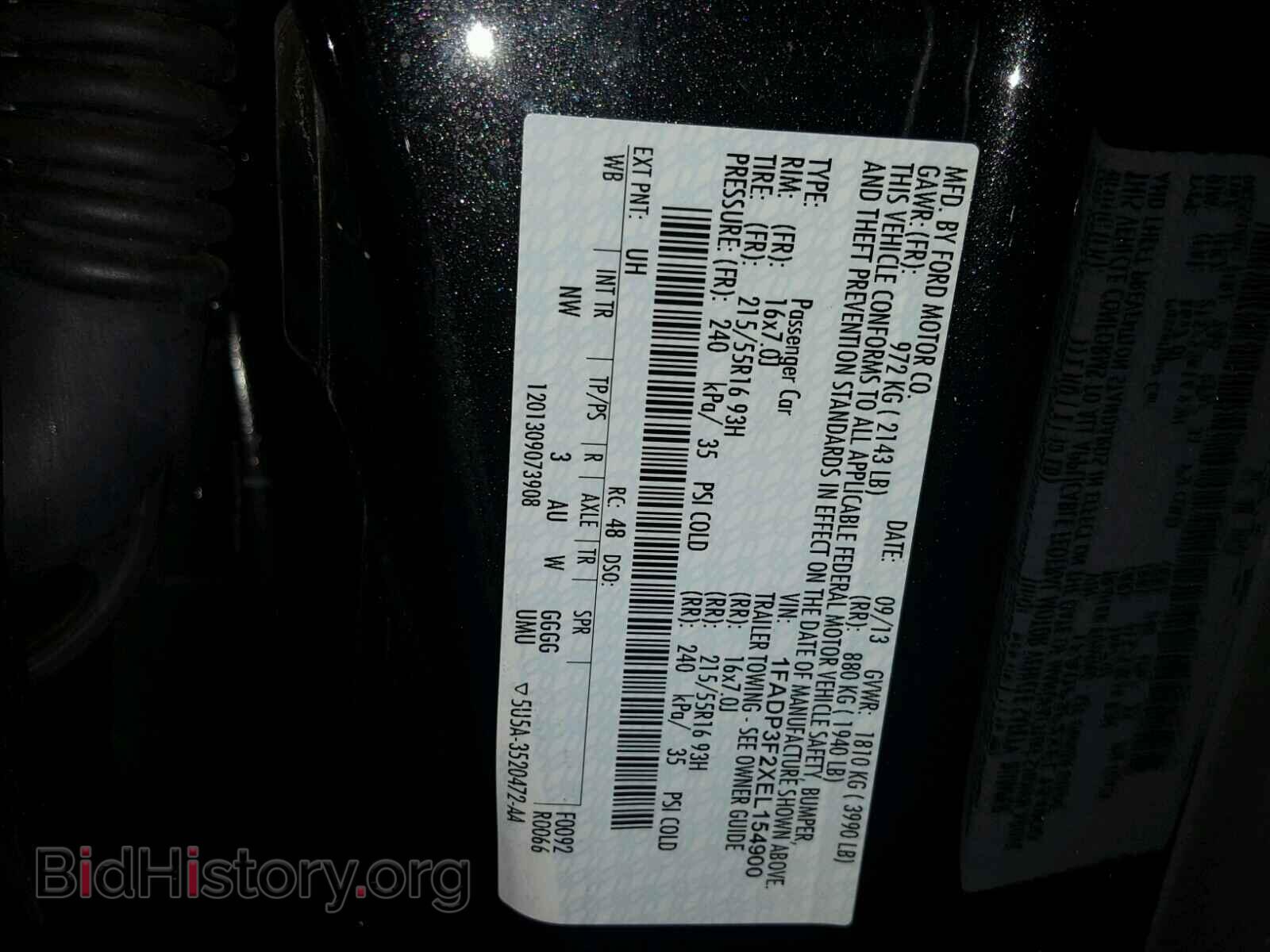 2014 FORD FOCUS - VIN: 1FADP3F2XEL154900 - Photo 10