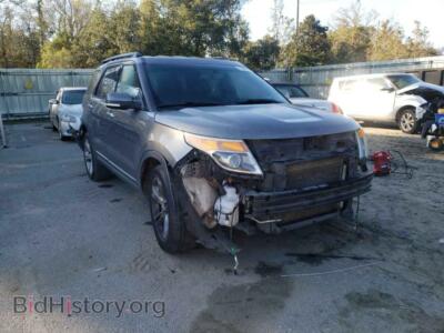 2013 Ford EXPLORER Explorer L, gray — VIN 1FM5K7F86DGC21441, Copart