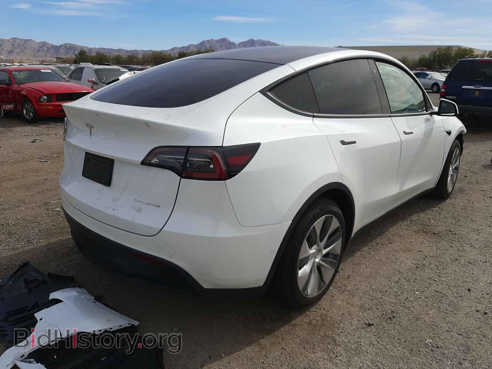 2020 TESLA MODEL Y - VIN: 5YJYGDEE2LF035140 - Photo 4