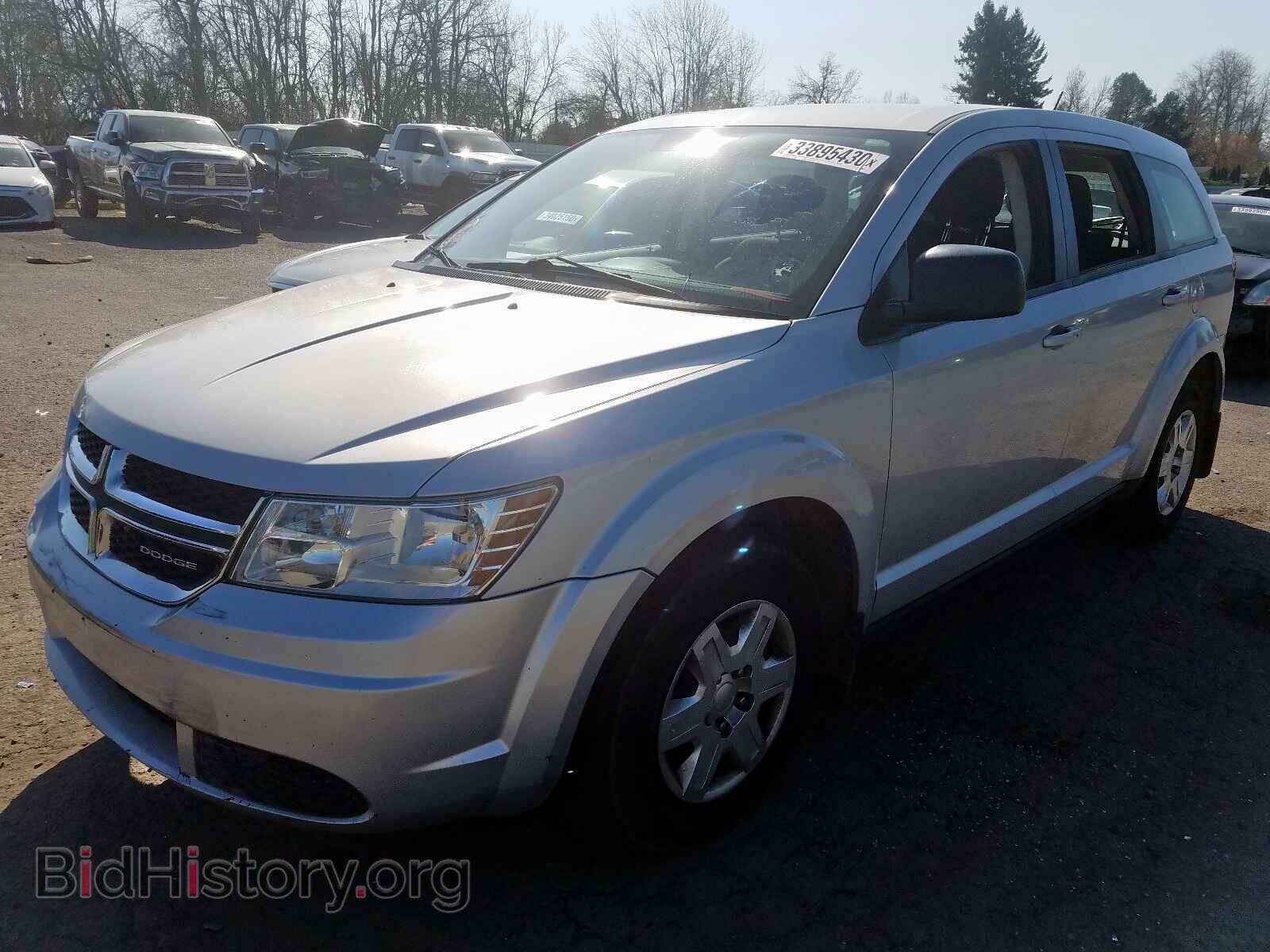 2012 DODGE JOURNEY - VIN: 3C4PDCAB0CT204972 - Фото 2