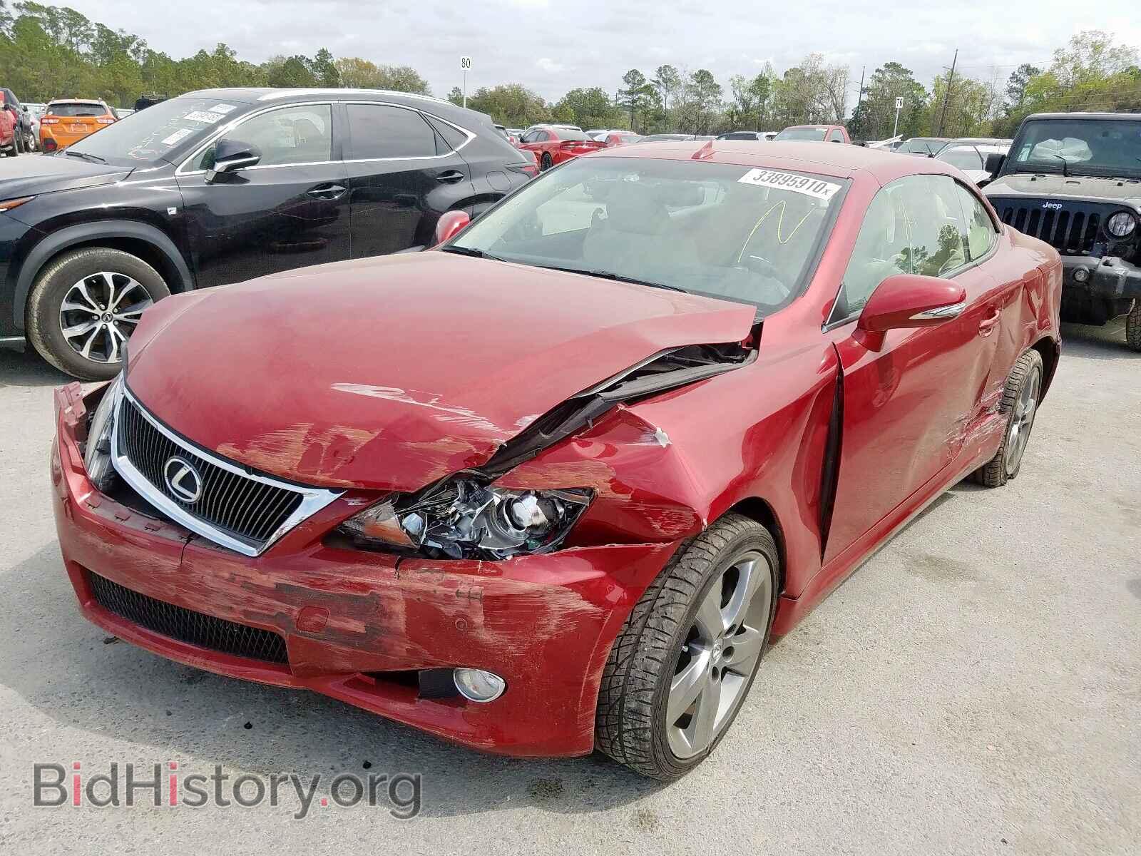 2010 LEXUS IS - VIN: JTHFF2C28A2512627 - Фото 2