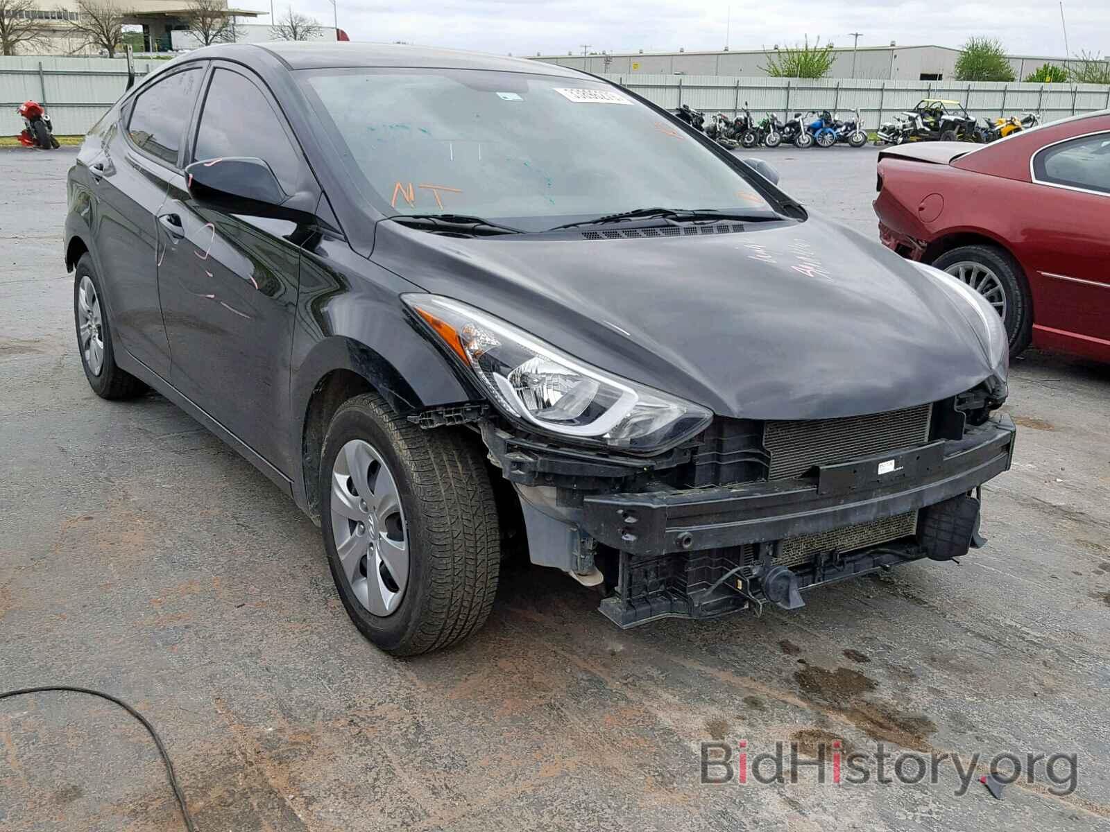 Фотография KMHDH4AE7GU575545 - HYUNDAI ELANTRA 2016