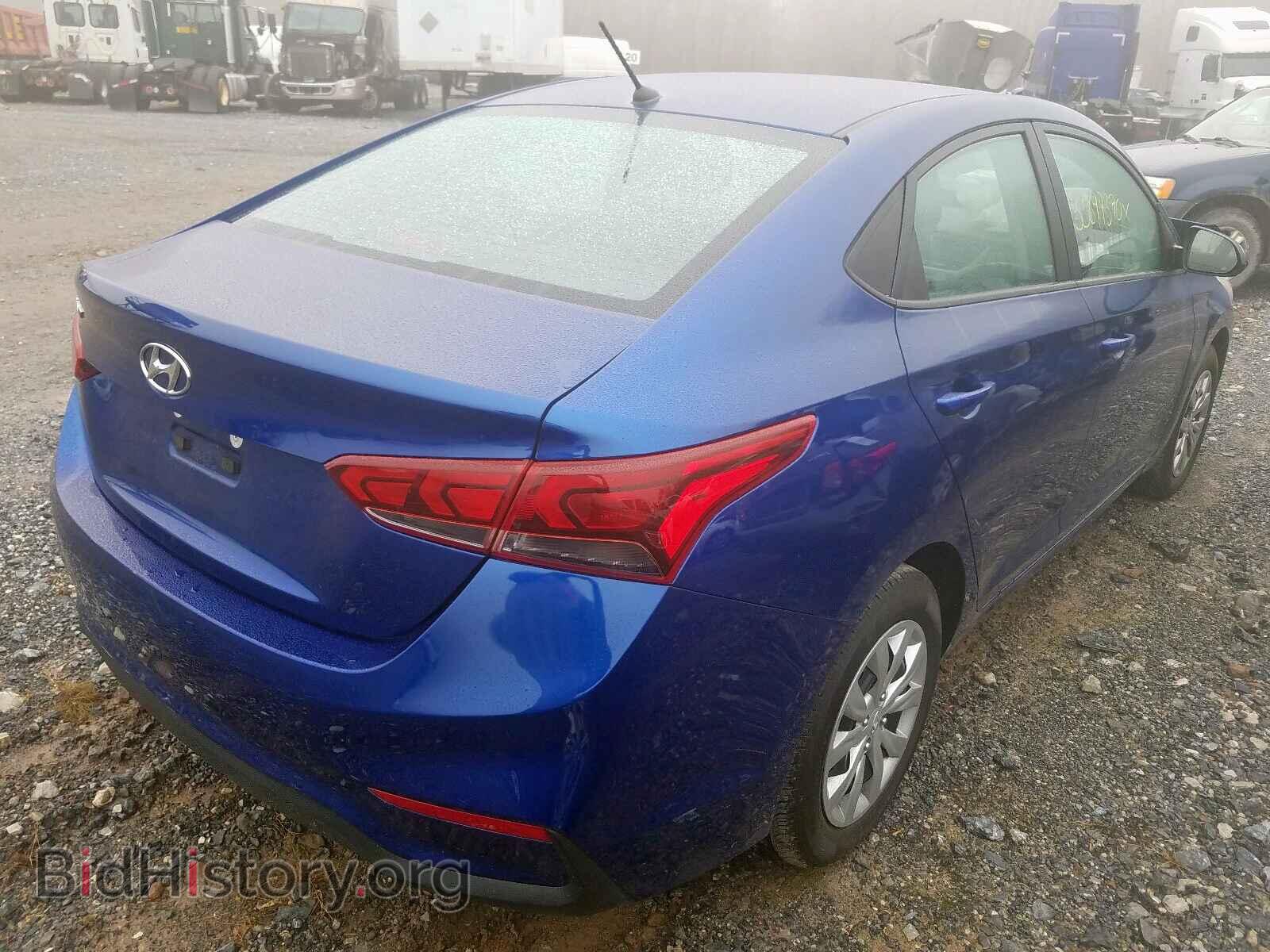 2019 HYUNDAI ACCENT - VIN: 3KPC24A39KE075653 - Фото 4
