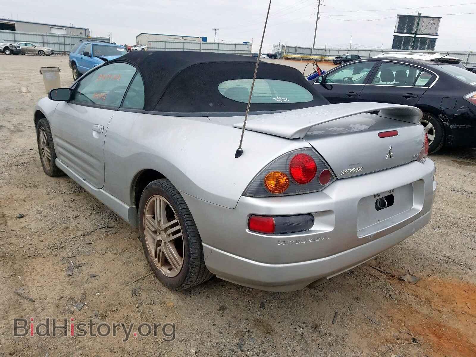 2003 MITSUBISHI ECLIPSE - VIN: 4A3AE55H33E105315 - Фото 3