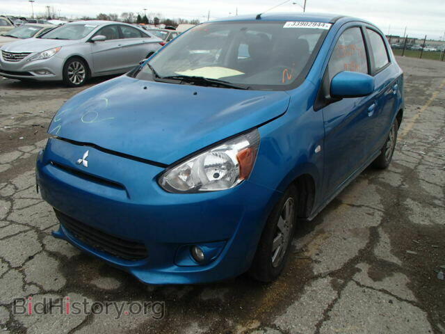 2014 MITSUBISHI MIRAGE - VIN: ML32A4HJ0EH016575 - Фото 2