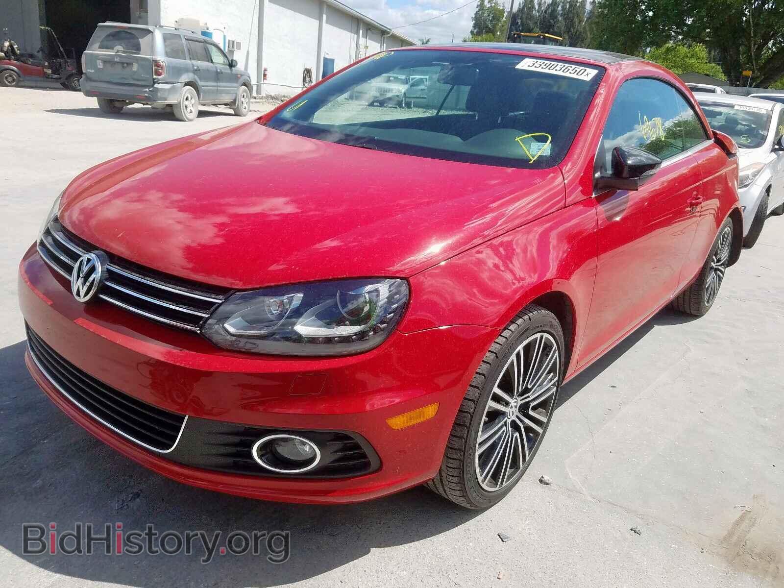 2014 VOLKSWAGEN EOS - VIN: WVWBW8AH8EV007119 - Фото 2