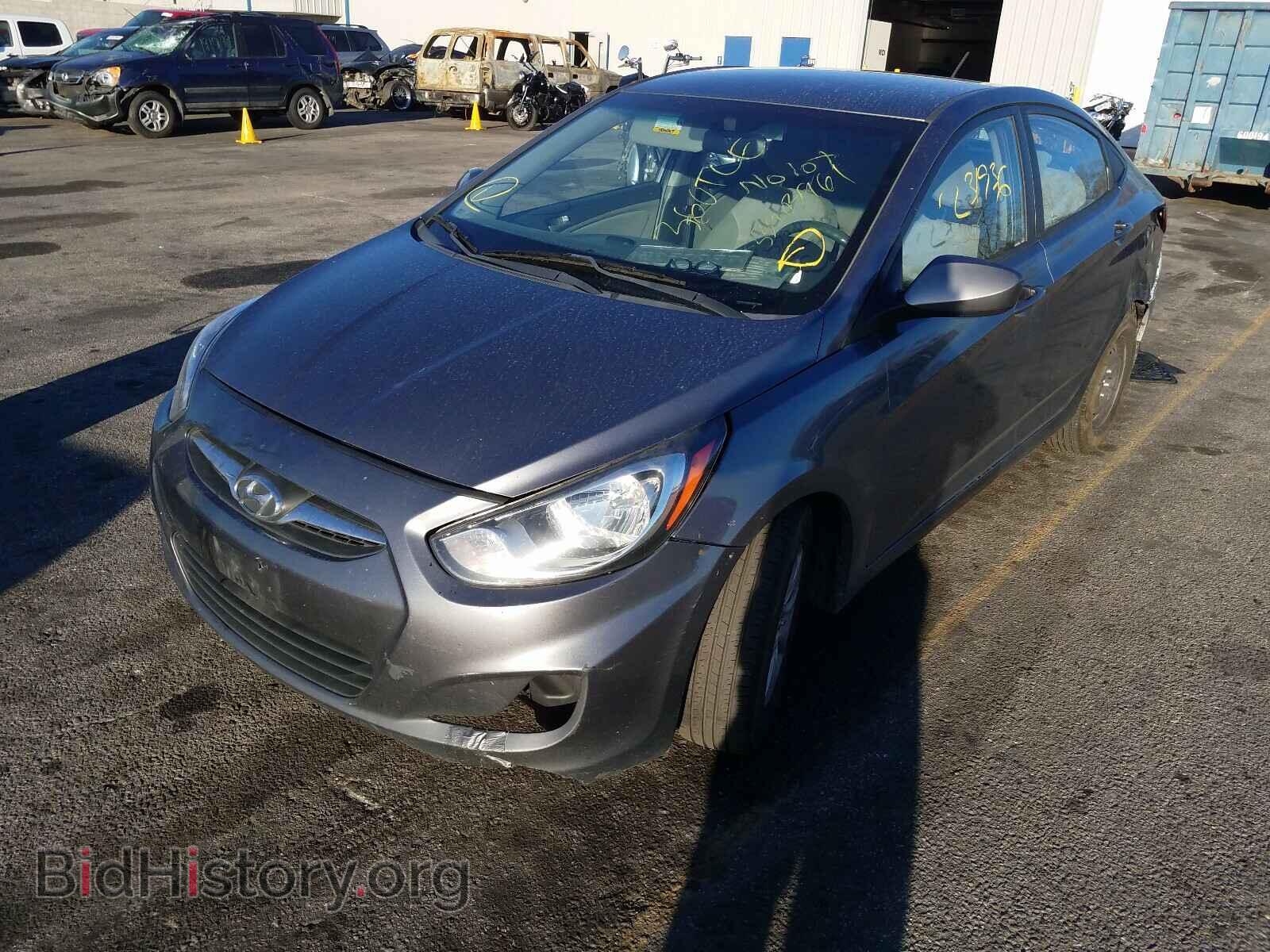 2013 HYUNDAI ACCENT - VIN: KMHCT4AE0DU522028 - Фото 2