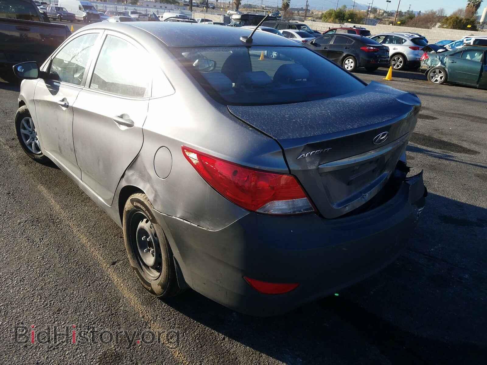 2013 HYUNDAI ACCENT - VIN: KMHCT4AE0DU522028 - Фото 3