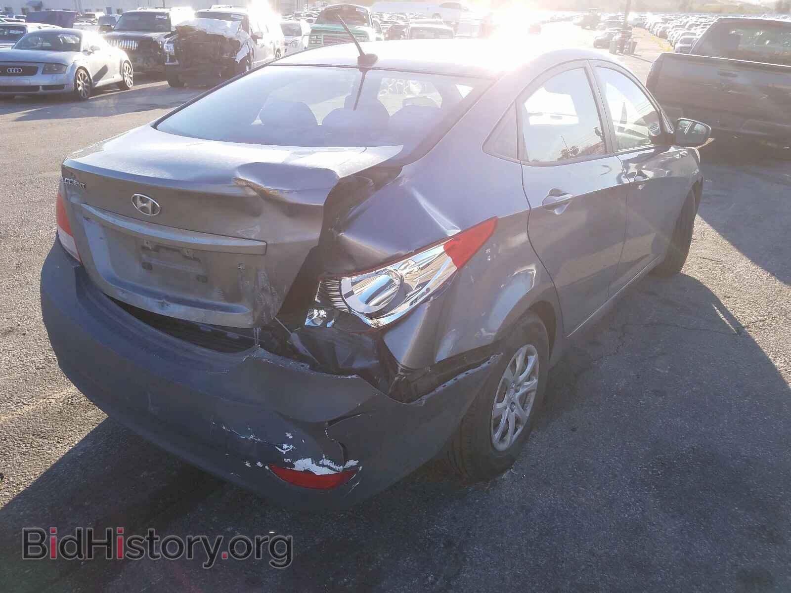 2013 HYUNDAI ACCENT - VIN: KMHCT4AE0DU522028 - Фото 4