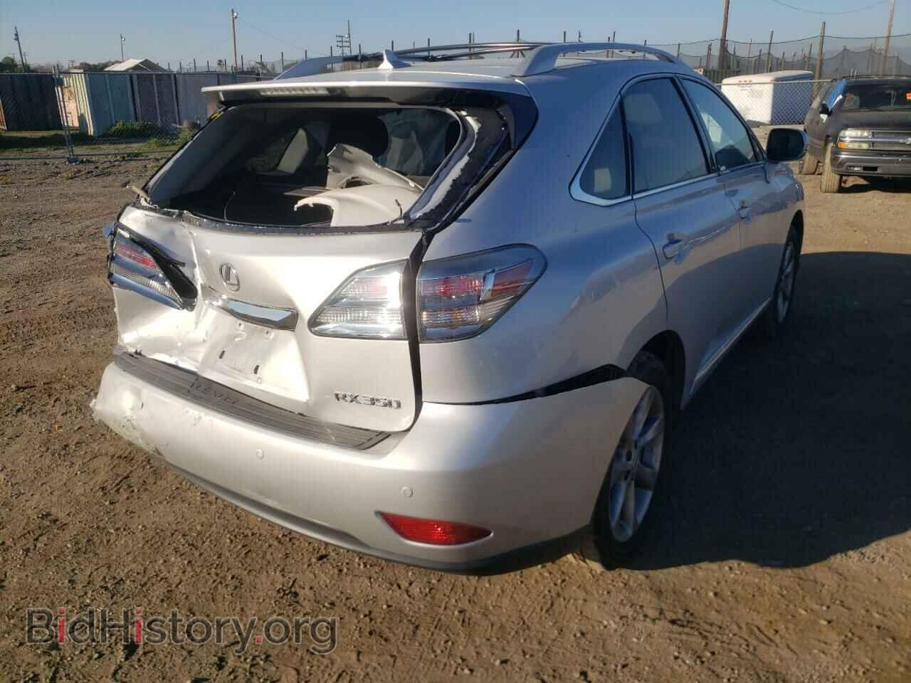 2012 LEXUS RX350 - VIN: 2T2BK1BA9CC134557 - Фото 4