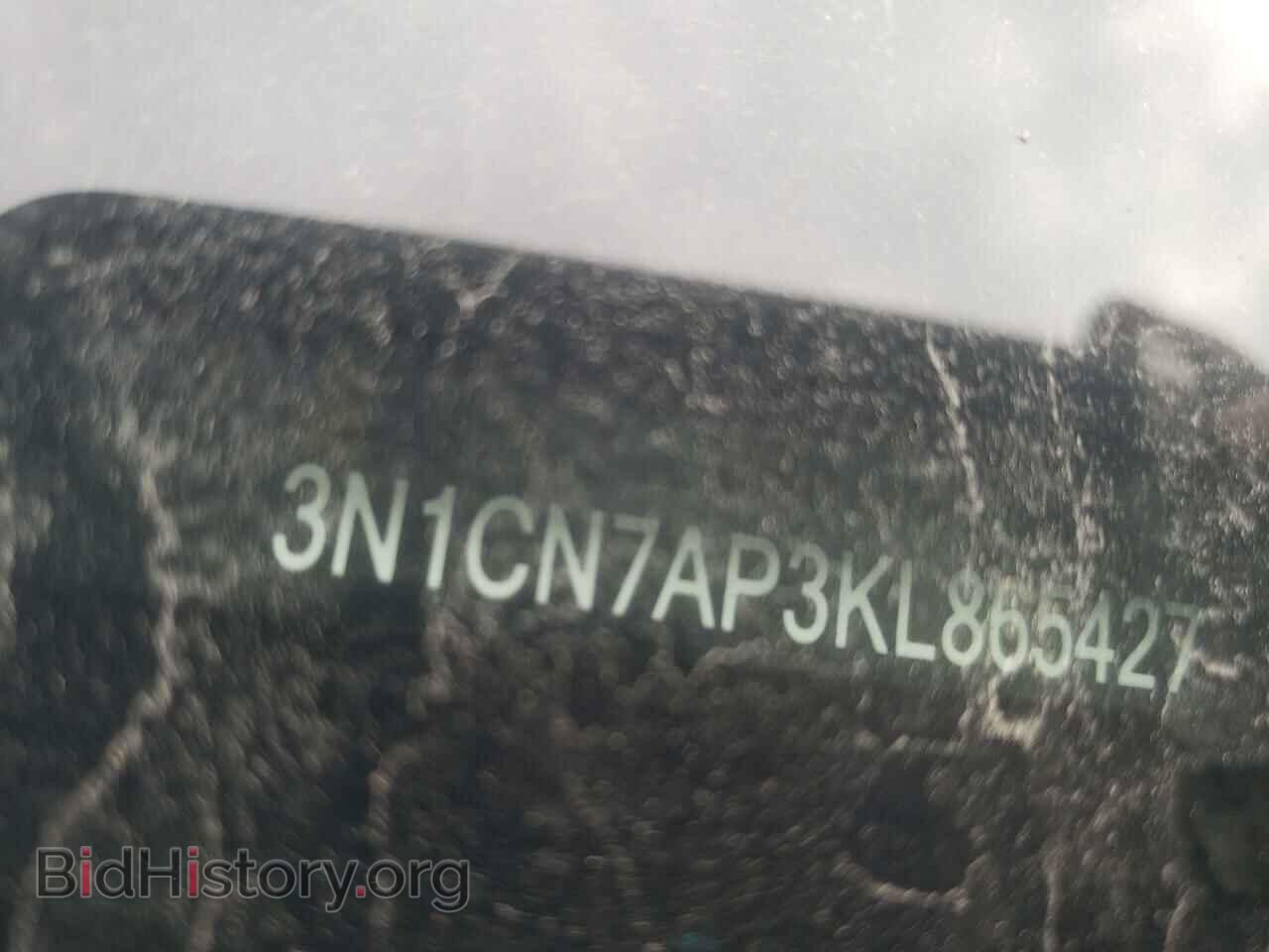 2019 NISSAN VERSA - VIN: 3N1CN7AP3KL865427 - Фото 10