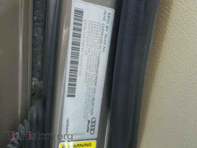2007 AUDI A4 - VIN: WAUAF48H67K020186 - Фото 9