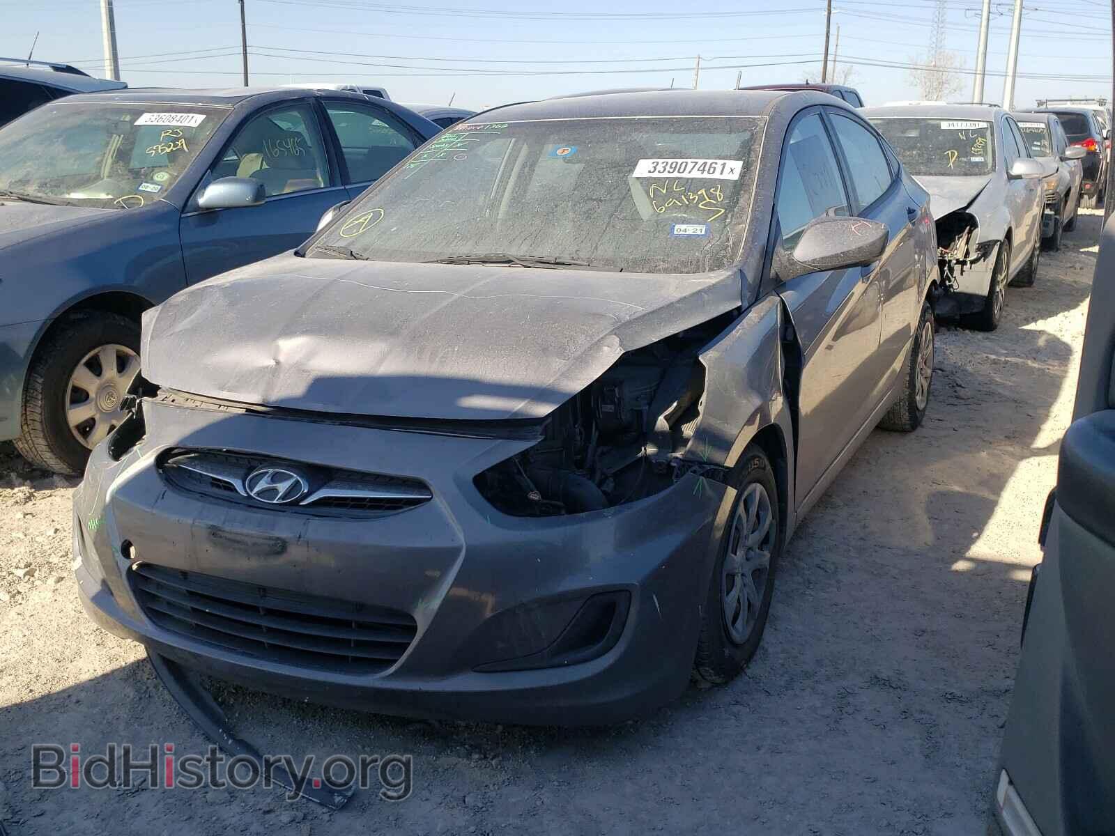 2014 HYUNDAI ACCENT - VIN: KMHCT4AE9EU691398 - Фото 2