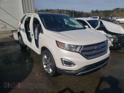 2015 Ford EDGE Edge Titan, white — VIN 2FMTK3K81FBB75968, Copart