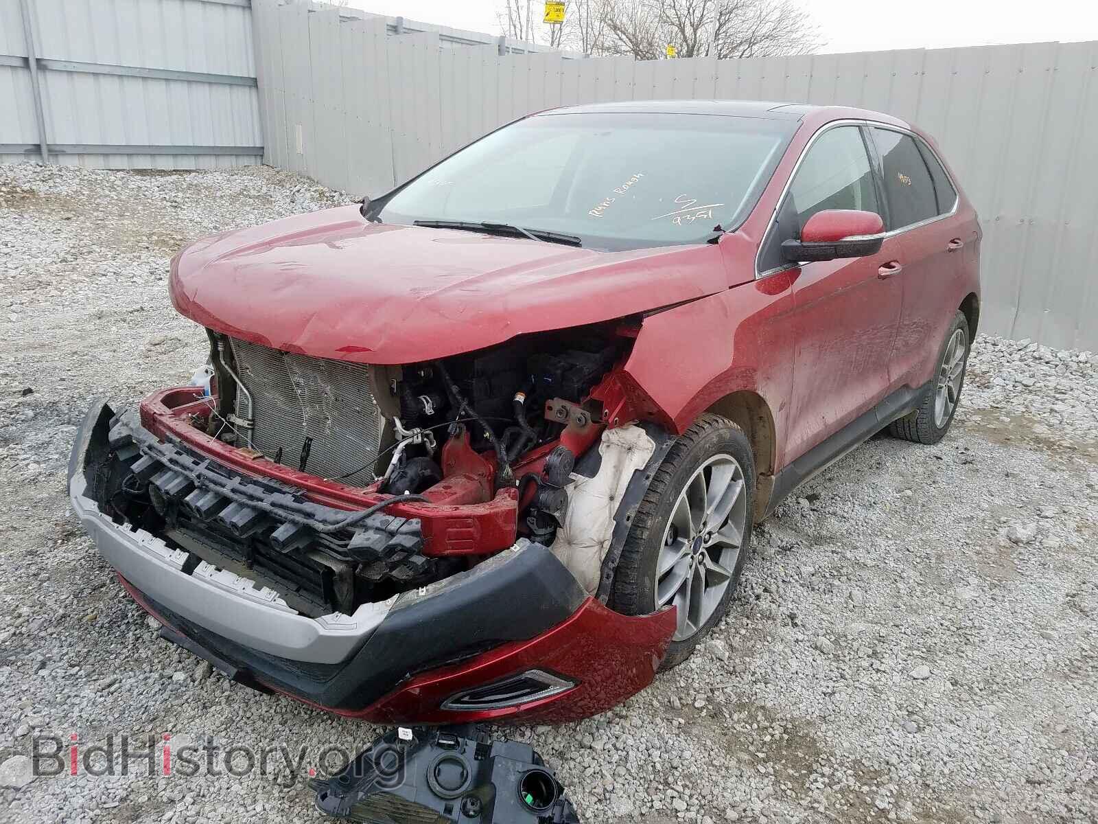 2016 FORD EDGE - VIN: 2FMPK4K96GBC59351 - Фото 2