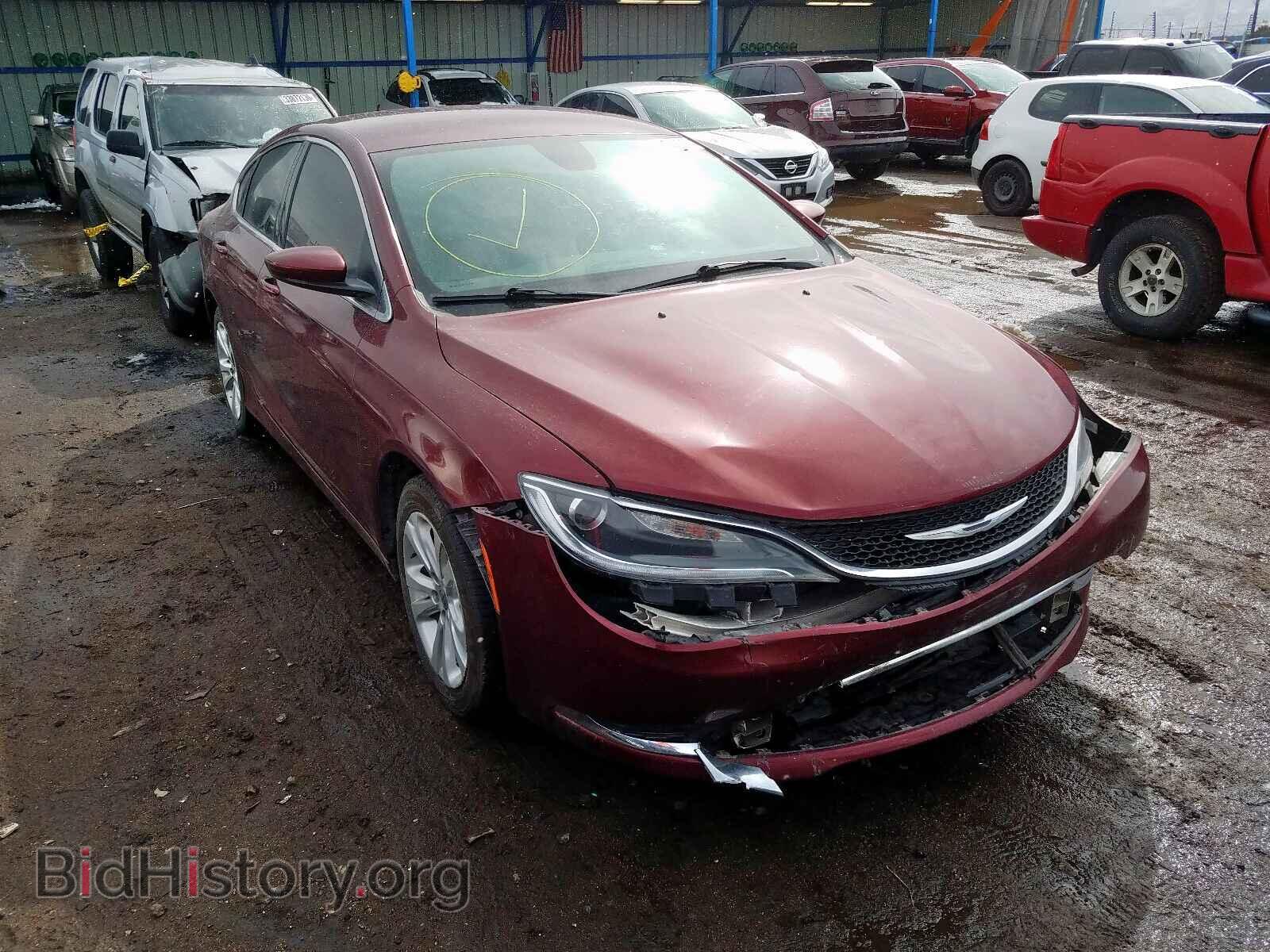Фотография 1C3CCCAB5FN744263 - CHRYSLER 200 2015
