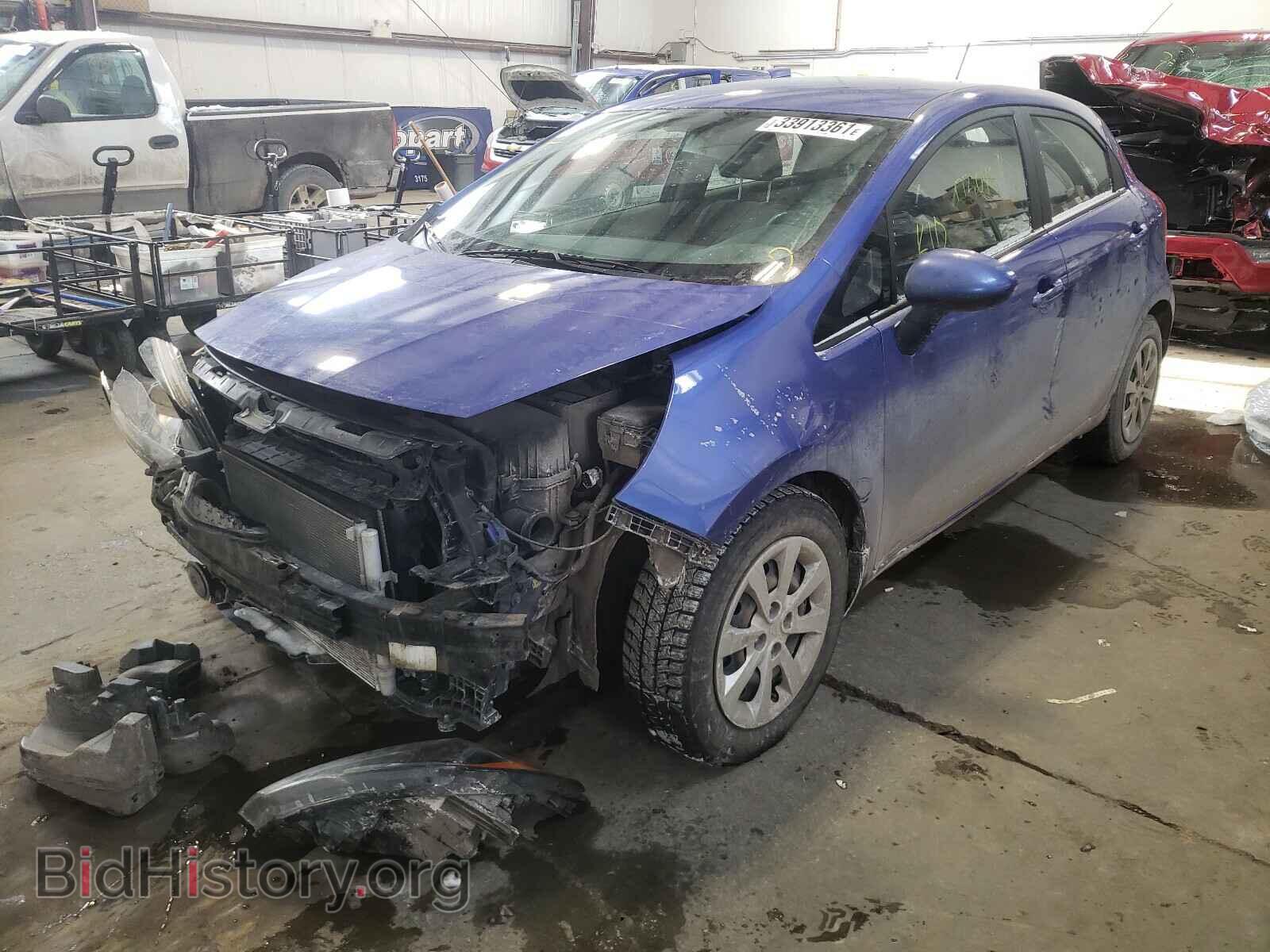 2013 KIA RIO - VIN: KNADM5A32D6824111 - Фото 2