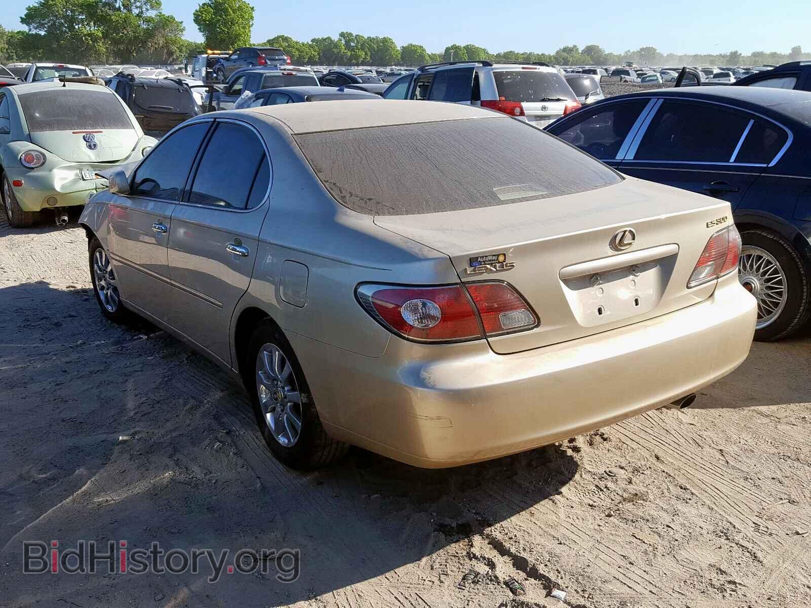 2003 LEXUS ES300 - VIN: JTHBF30G936011925 - Фото 3