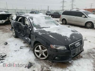 2012 Audi A4 A4 Premium, черный — VIN WAUBFAFLXCA089926, Copart
