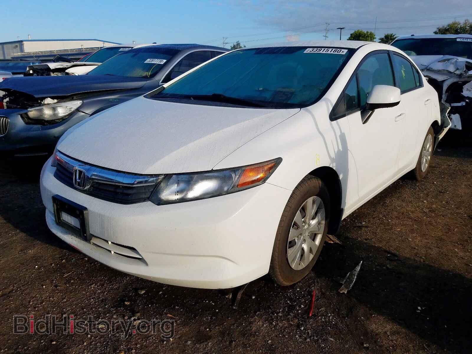 2012 HONDA CIVIC - VIN: 19XFB2F53CE324588 - Фото 2