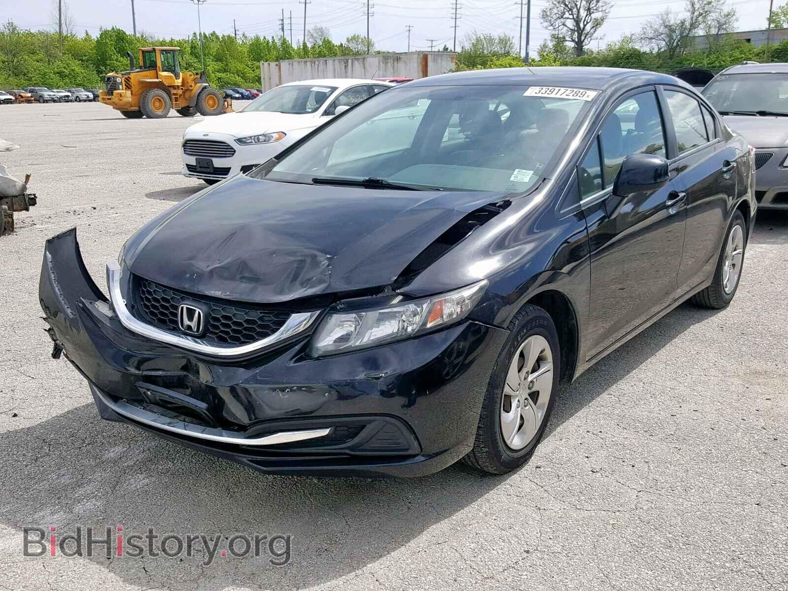 2013 HONDA CIVIC LX - VIN: 19XFB2F55DE224316 - Фото 2