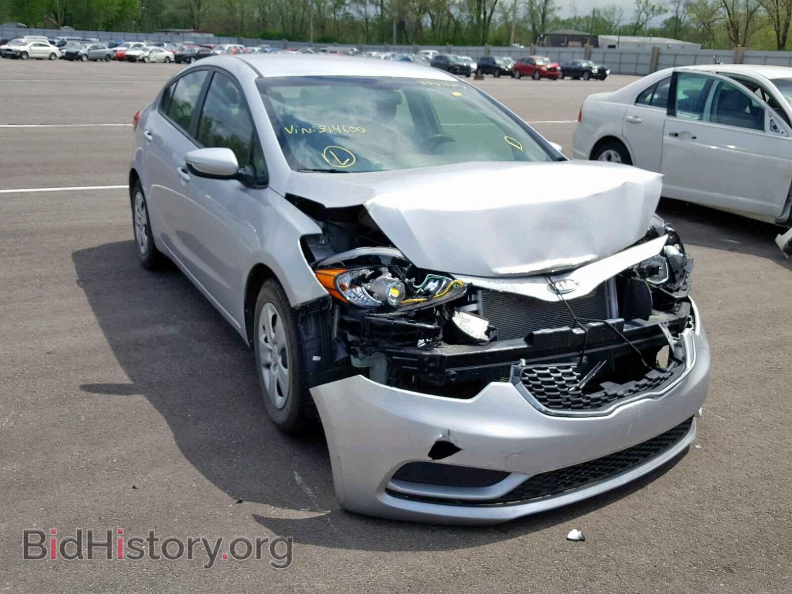 Фотография KNAFK4A64F5314600 - KIA FORTE LX 2015