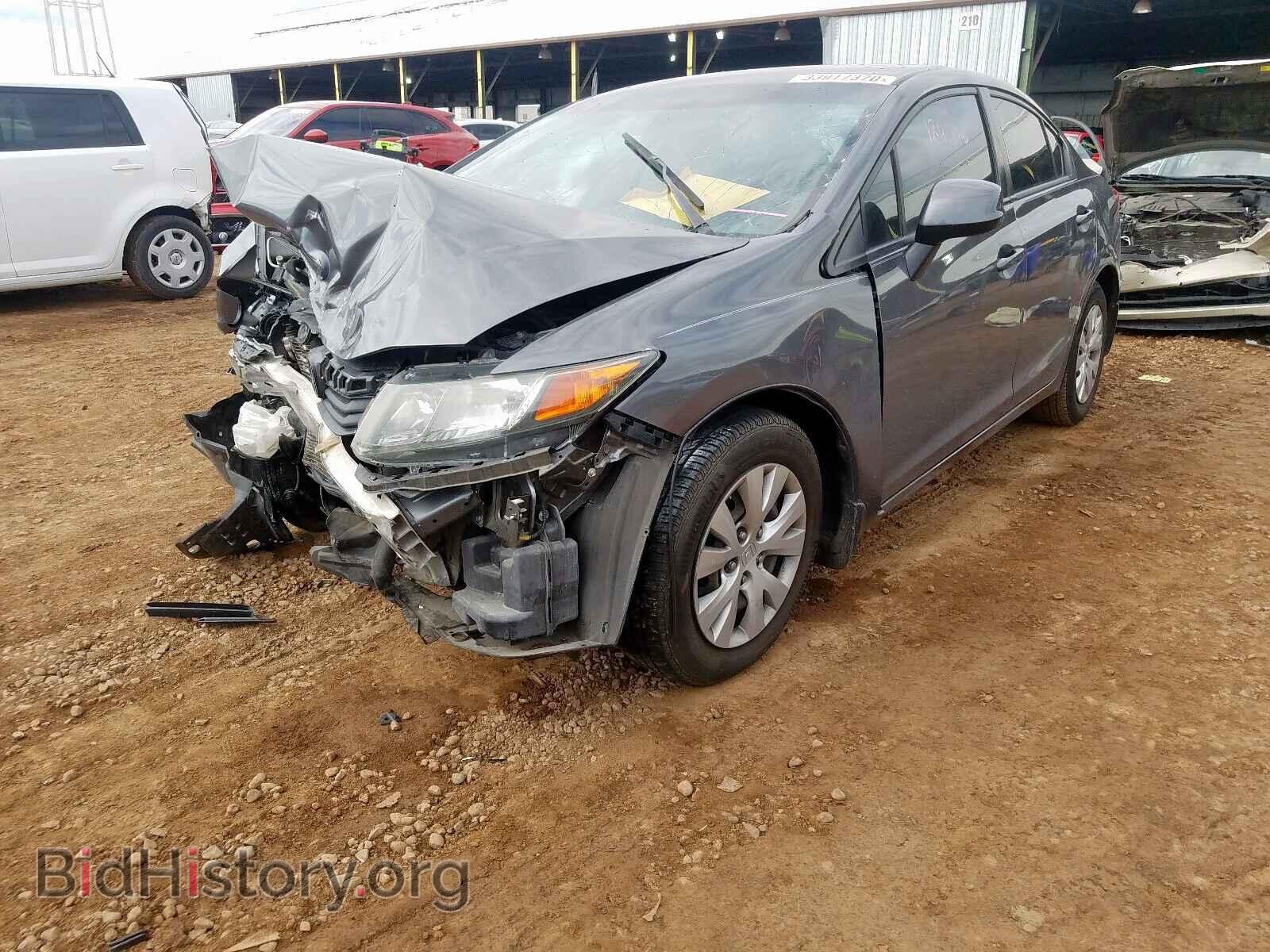 2012 HONDA CIVIC - VIN: 19XFB2F53CE305653 - Фото 2