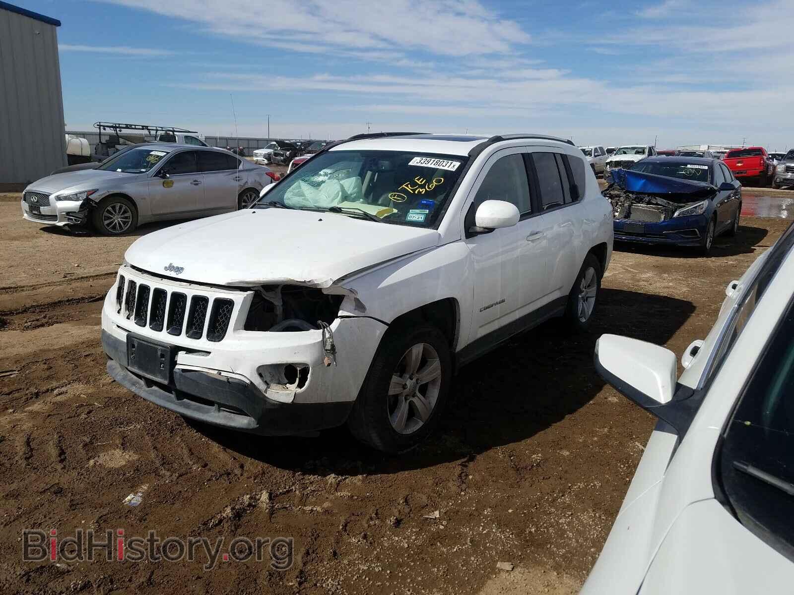2014 JEEP COMPASS - VIN: 1C4NJCEB6ED703343 - Фото 2