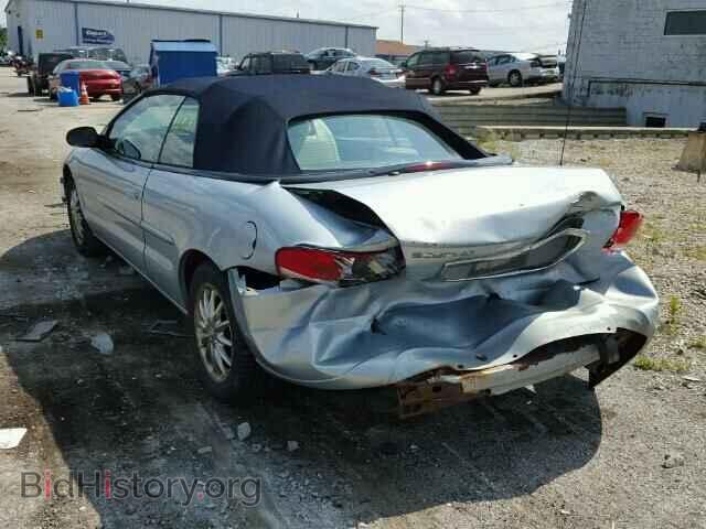 2002 CHRYSLER SEBRING - VIN: 1C3EL65R22N281140 - Фото 3