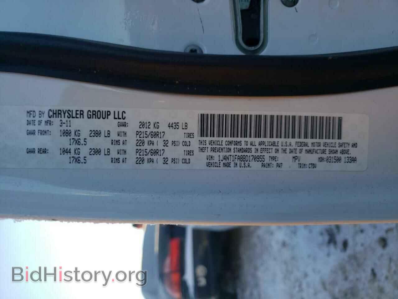 2011 JEEP COMPASS - VIN: 1J4NT1FA8BD170955 - Photo 10