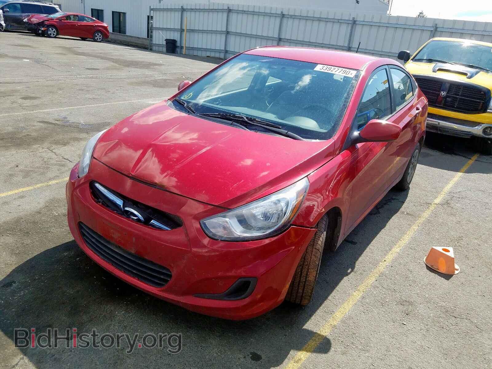 2013 HYUNDAI ACCENT - VIN: KMHCT4AE5DU543800 - Фото 2