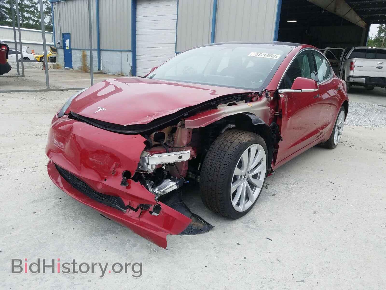 2018 TESLA MODEL 3 - VIN: 5YJ3E1EA0JF163787 - Фото 2