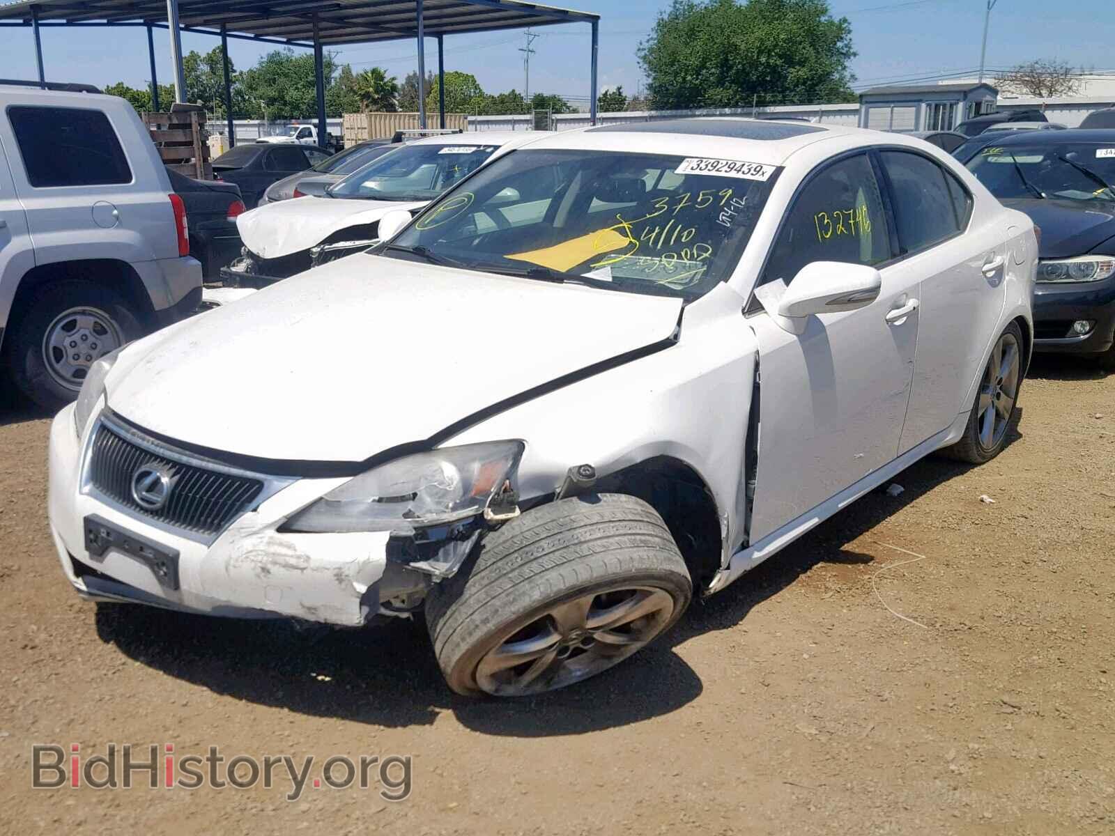 2012 LEXUS IS 250 - VIN: JTHBF5C28C5163759 - Фото 2