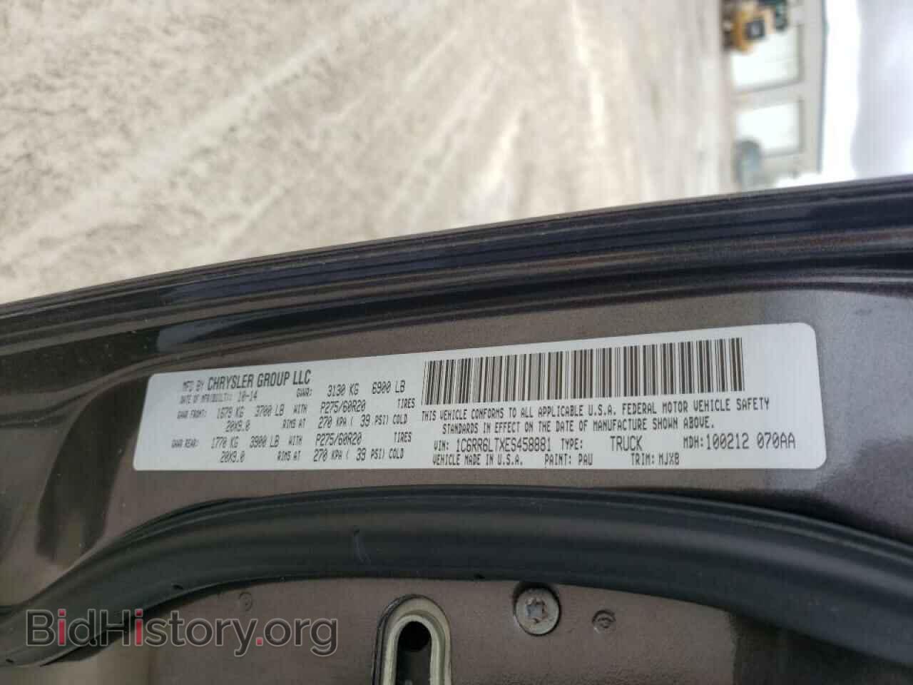 2014 RAM 1500 - VIN: 1C6RR6LTXES458881 - Фото 10