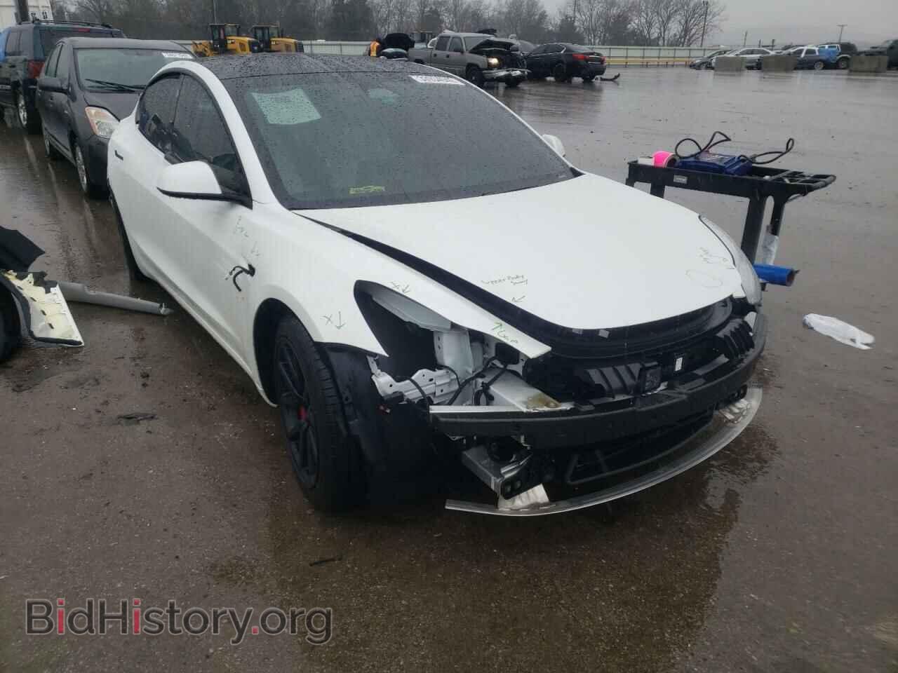 Photo 5YJ3E1EB5MF855136 - TESLA MODEL 3 2021