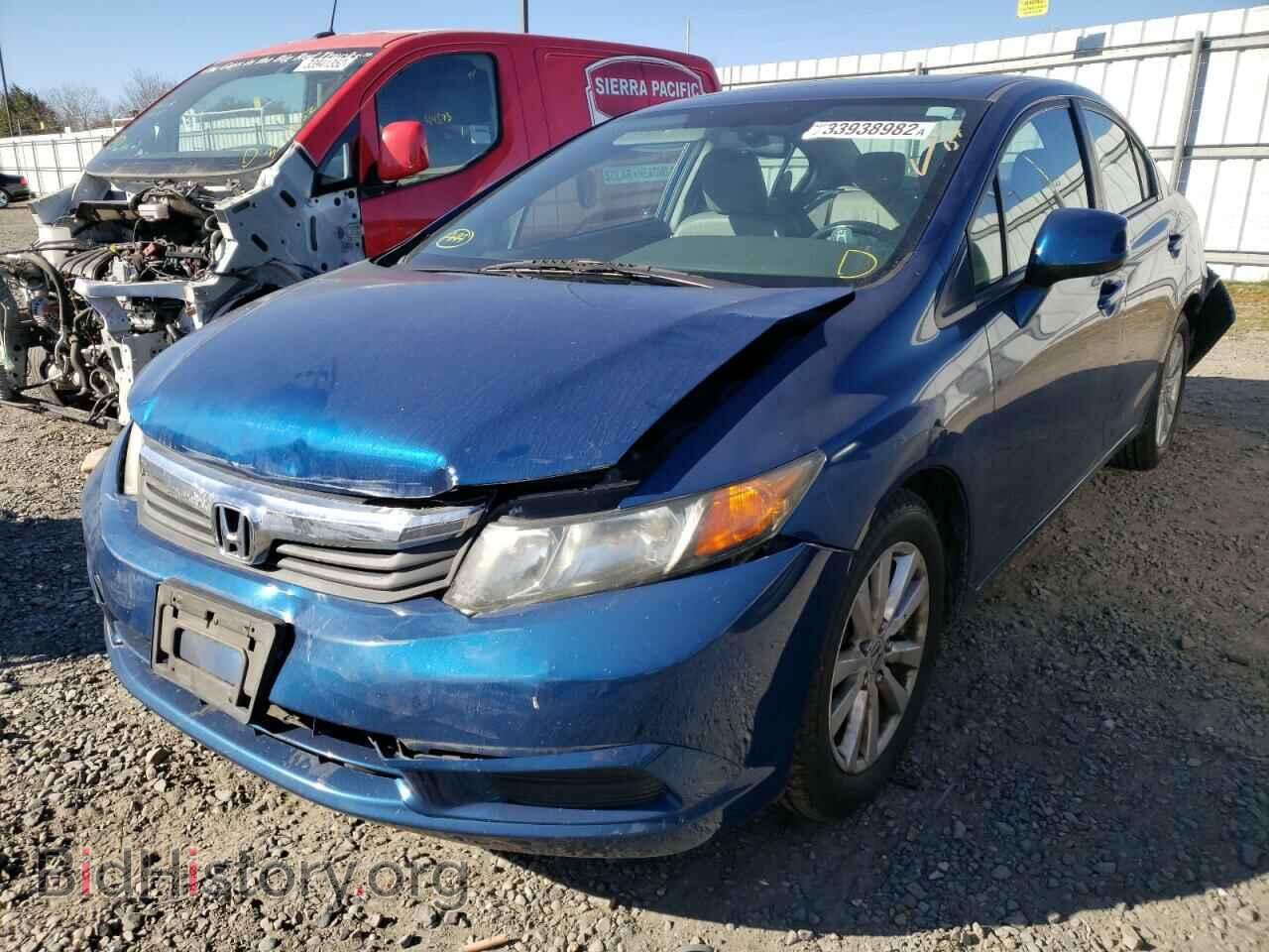 2012 HONDA CIVIC - VIN: 2HGFB2F93CH506865 - Фото 2