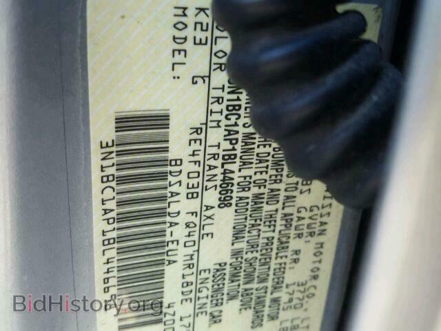 2011 NISSAN VERSA - VIN: 3N1BC1AP1BL446698 - Фото 10